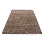 Hochflor Teppich - Life Hellbraun