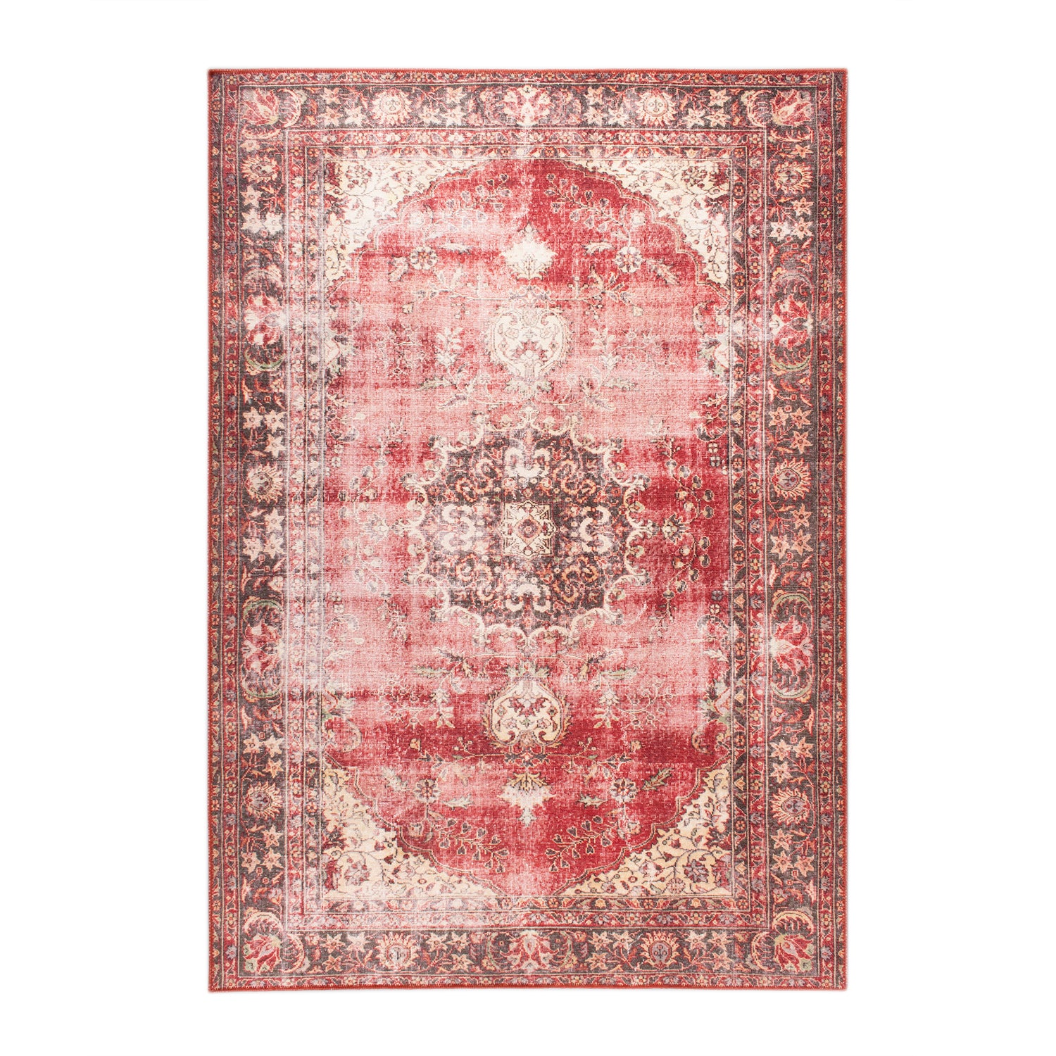 Teppich Vintage - Estate Medaillon Rot