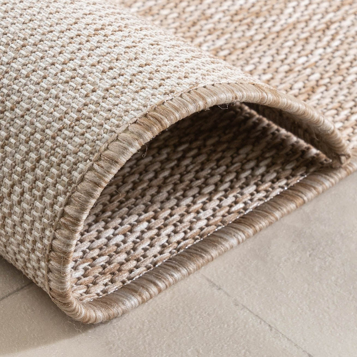 Balcony Rug - Sierra Curves Beige/Cream