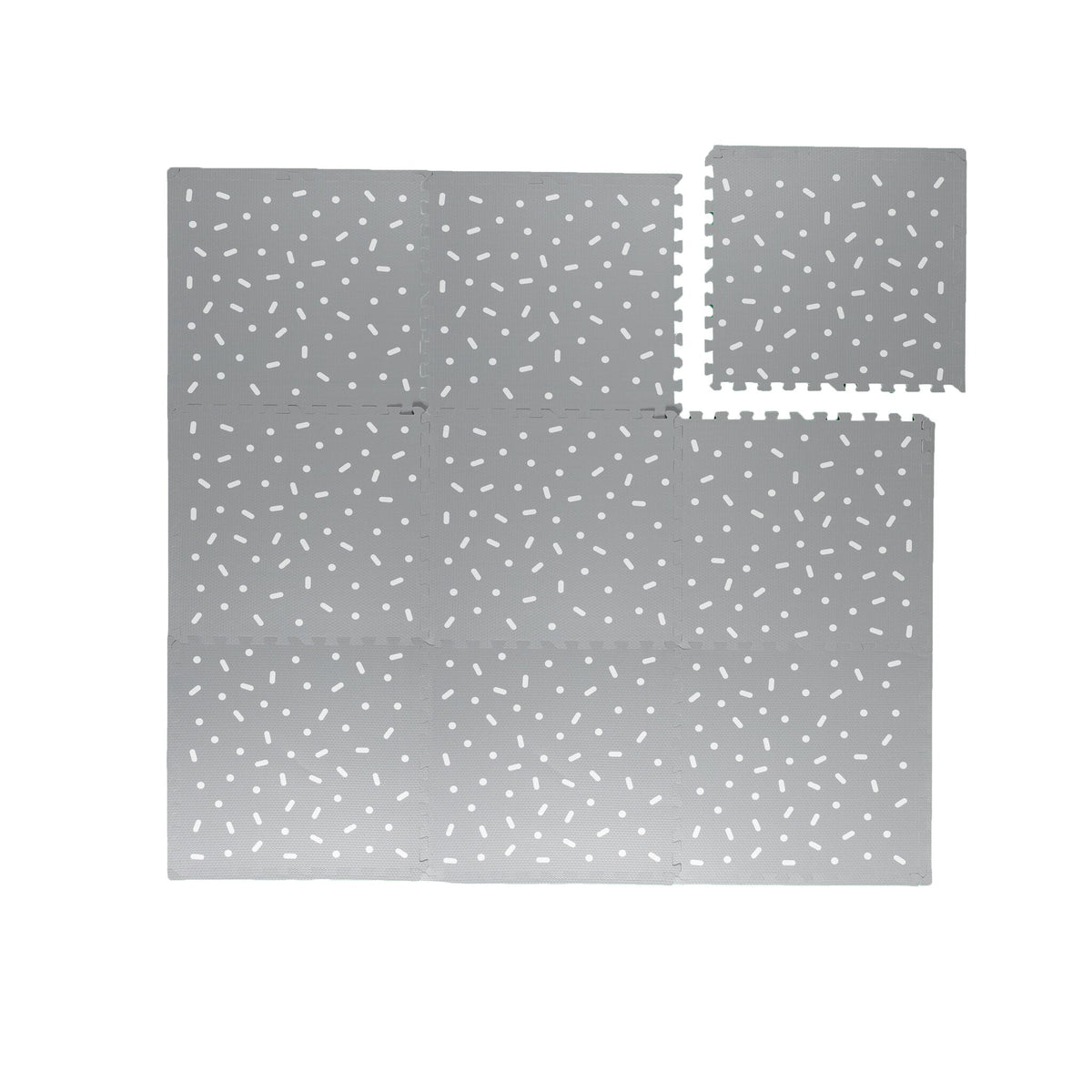 Foam Puzzle Mat - Alfie XL Sprinkles Grey