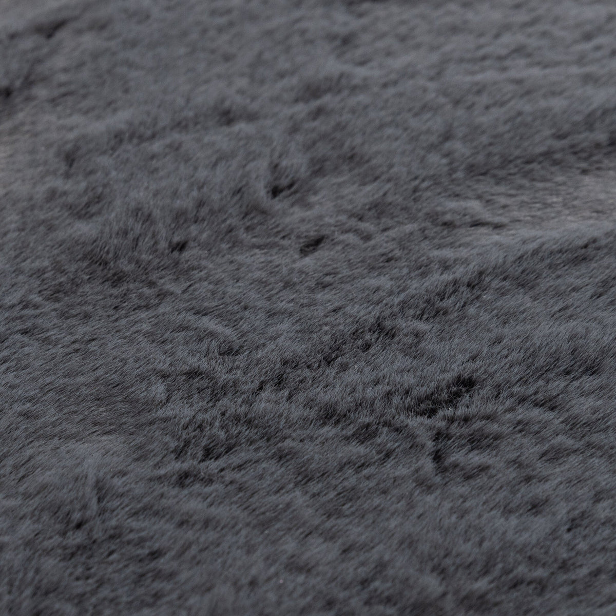Round High Pile Rug - Comfy Supreme Anthracite