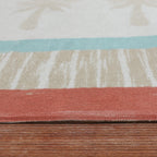 Outdoor Rug - Oasis Palm Blue/Red