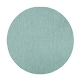 Round Outdoor Rug - Costa Turquoise