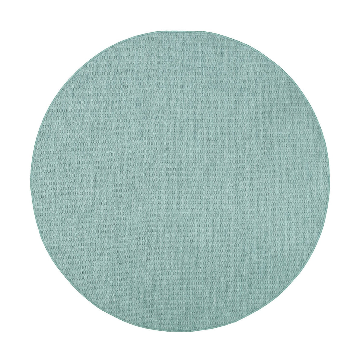 Round Outdoor Rug - Costa Turquoise