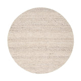 Round Wool Rug - Feline White/Blended