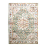 Vintage Outdoor Rug - Santo Medallion Olive Green