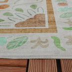 Outdoor rug - Maui Border Pink