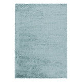 High-Pile Floor Rug - Fuzzy Light Blue