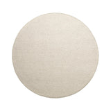 Round Wool Rug - Bliss Cream/White