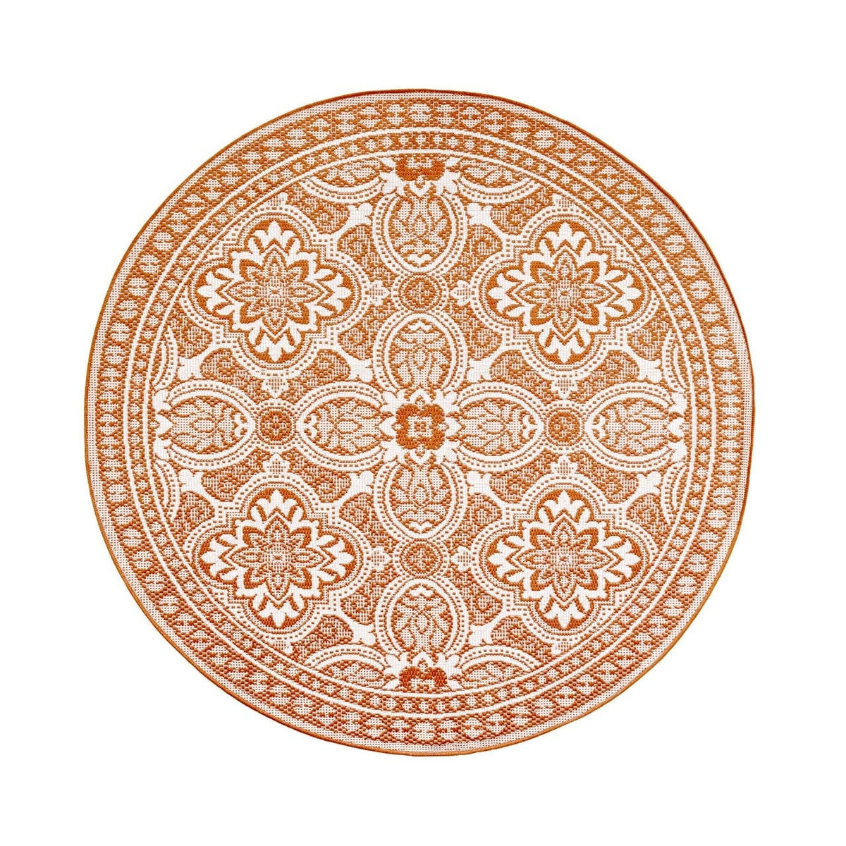 Round Outdoor Rug - Summer Oriental Terra