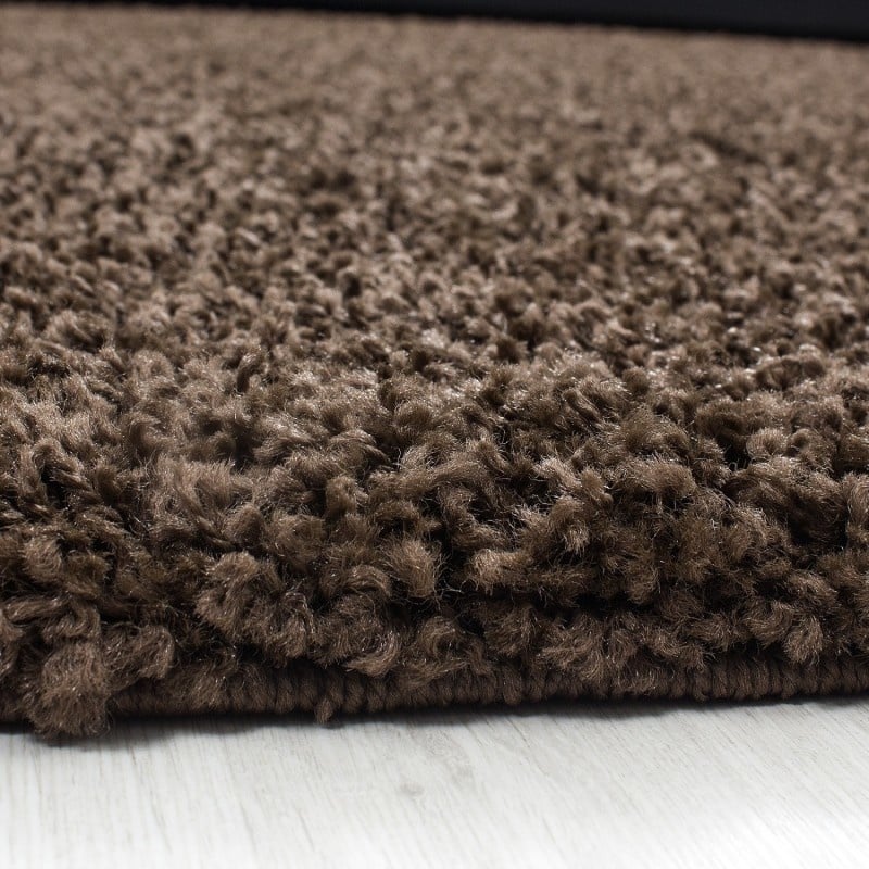 High-pile runner - Life Brown