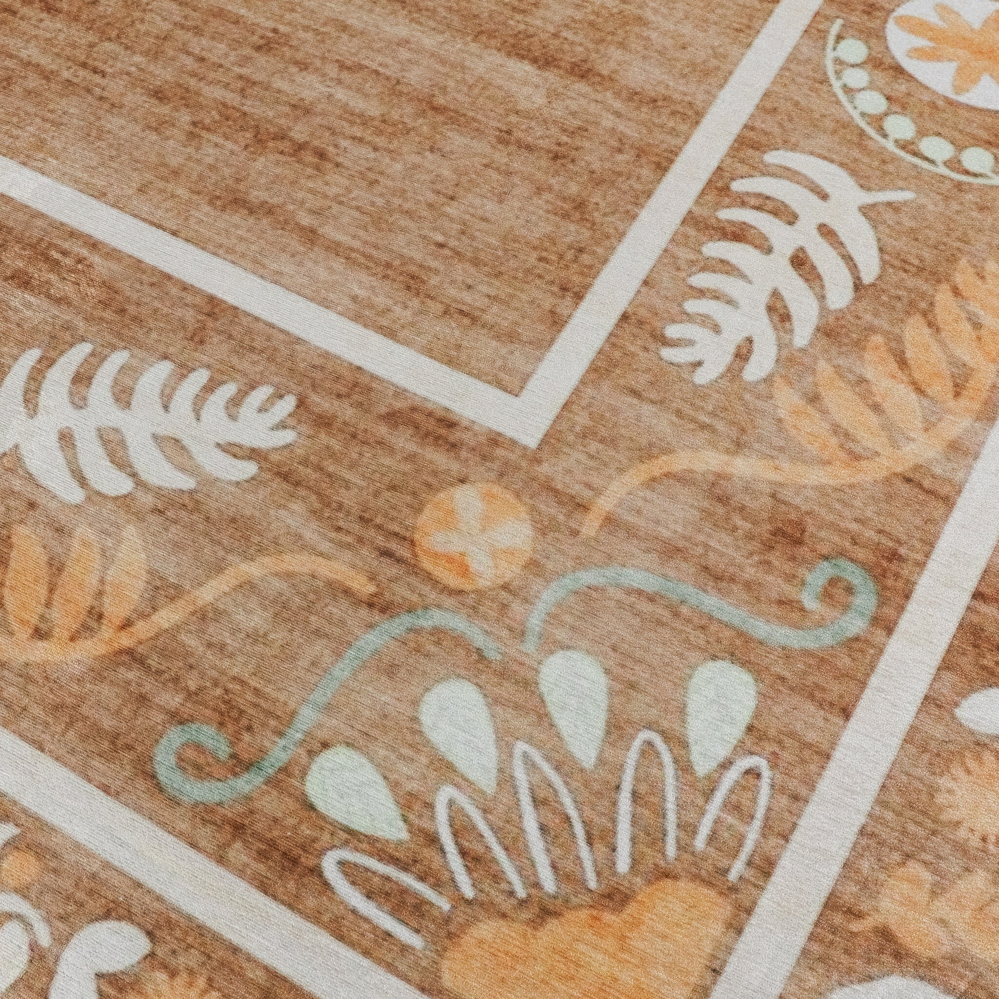 Outdoor rug - Maui Border Terracotta