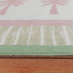 Outdoor Rug - Oasis Palm Pink/Green