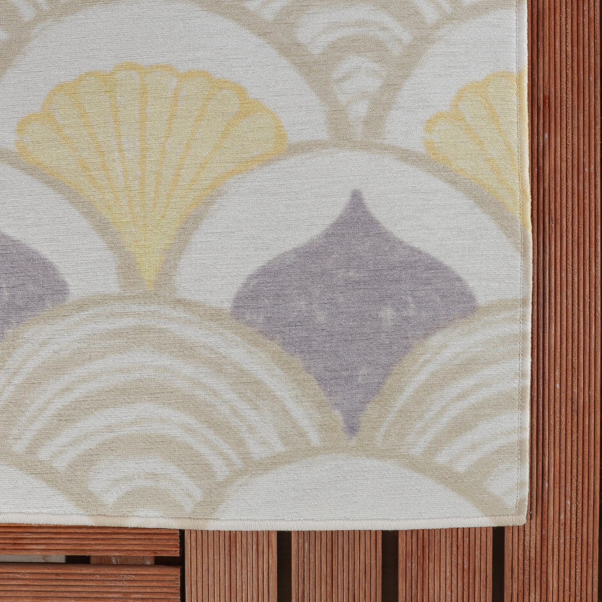 Outdoor Rug - Oasis Shell Yellow/Lilac