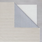Washable floor rug - Elto Stripe Cream