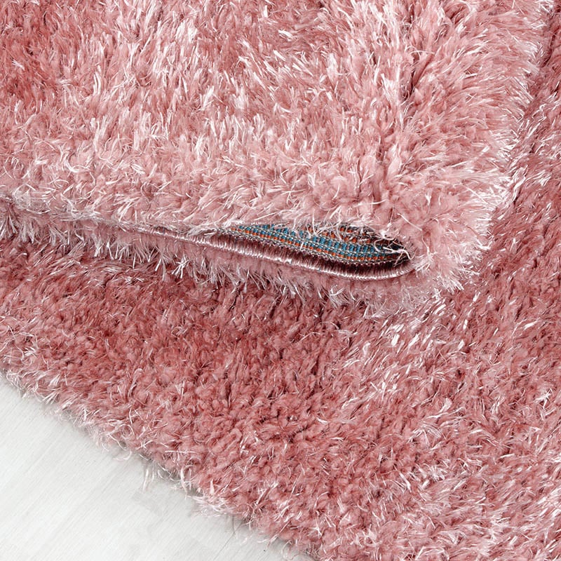 High Pile Floor Rug - Blushy Pink