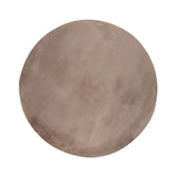 Round Low-Pile Rug - Cozy Taupe