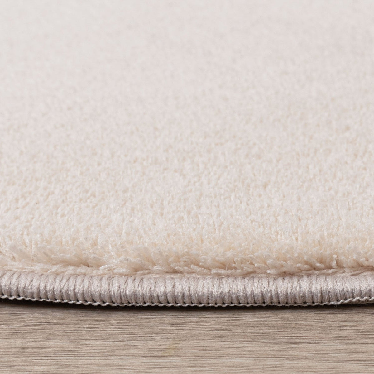 Round Washable Rug - Vivid Beige