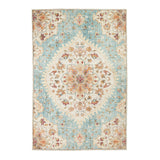 Vintage Outdoor Rug - Santo Mandala Light Blue