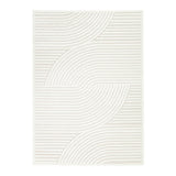 Modern Rug - Nori Curves White