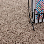 High-pile area rug - Life Beige