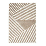 Modern Rug - Nori Lines White/Taupe