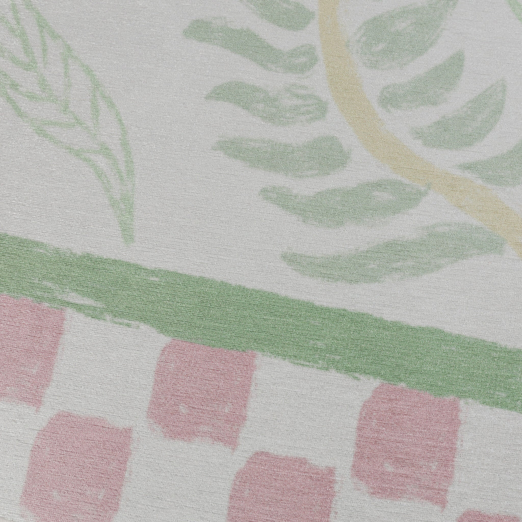 Outdoor Rug - Oasis Leaves Pink/Green