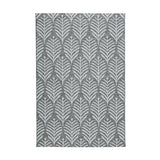 Outdoor Rug - Summer Leaves Grey