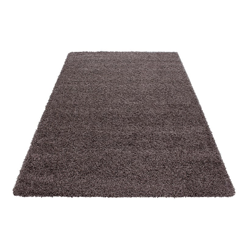 High-pile floor rug - Life Taupe