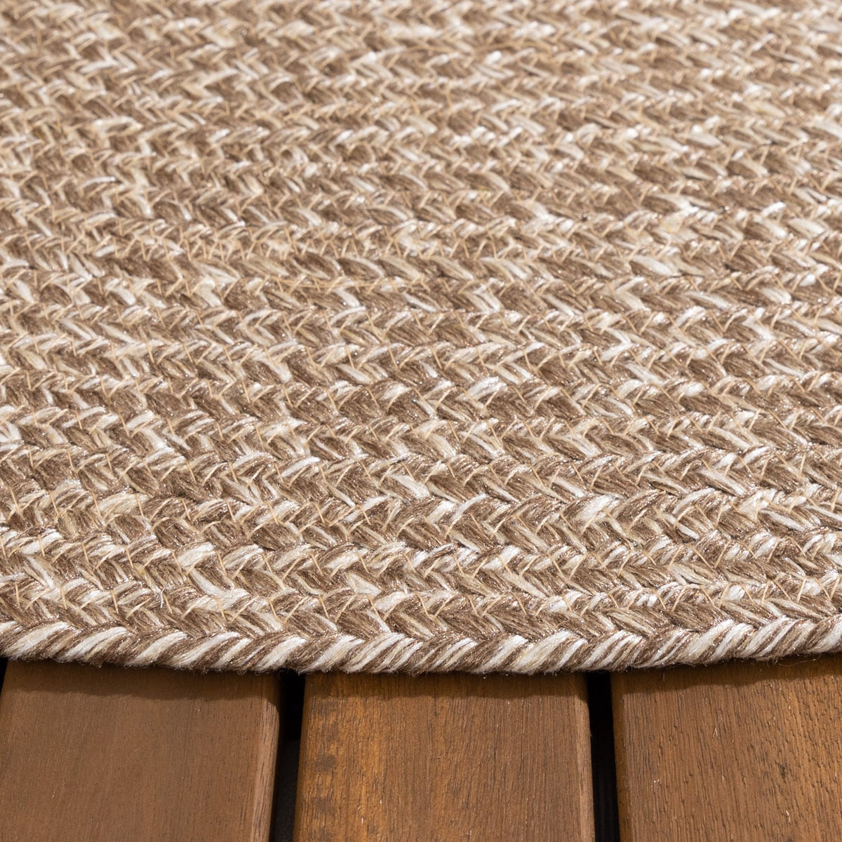 Round Jute Outdoor Rug - Bali Brown