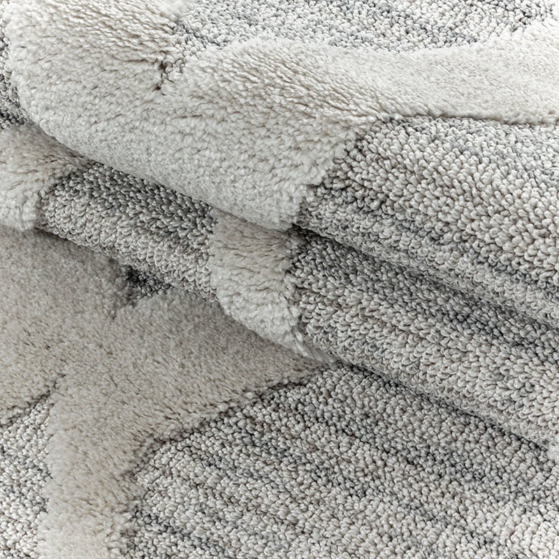 Scandinavian Floor Rug - Pitea Diamond Grey
