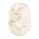 Oval High Pile Rug - Comfy Supreme Cream