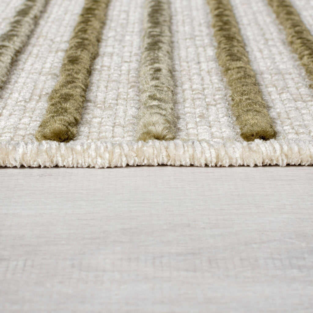 Washable Runner - Elto Stripe Green