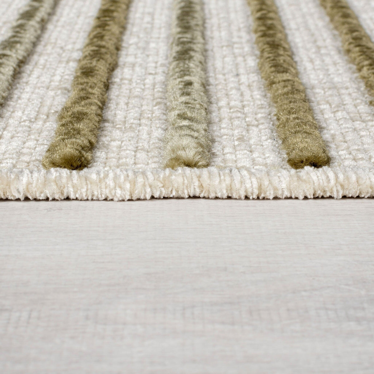 Washable Runner - Elto Stripe Green