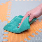 Foam Puzzlematte - Joy Hygge Grau/Terrakotta