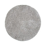 Round shaggy rug - Yves Light Grey