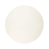 Round Low-Pile Rug - Cozy White