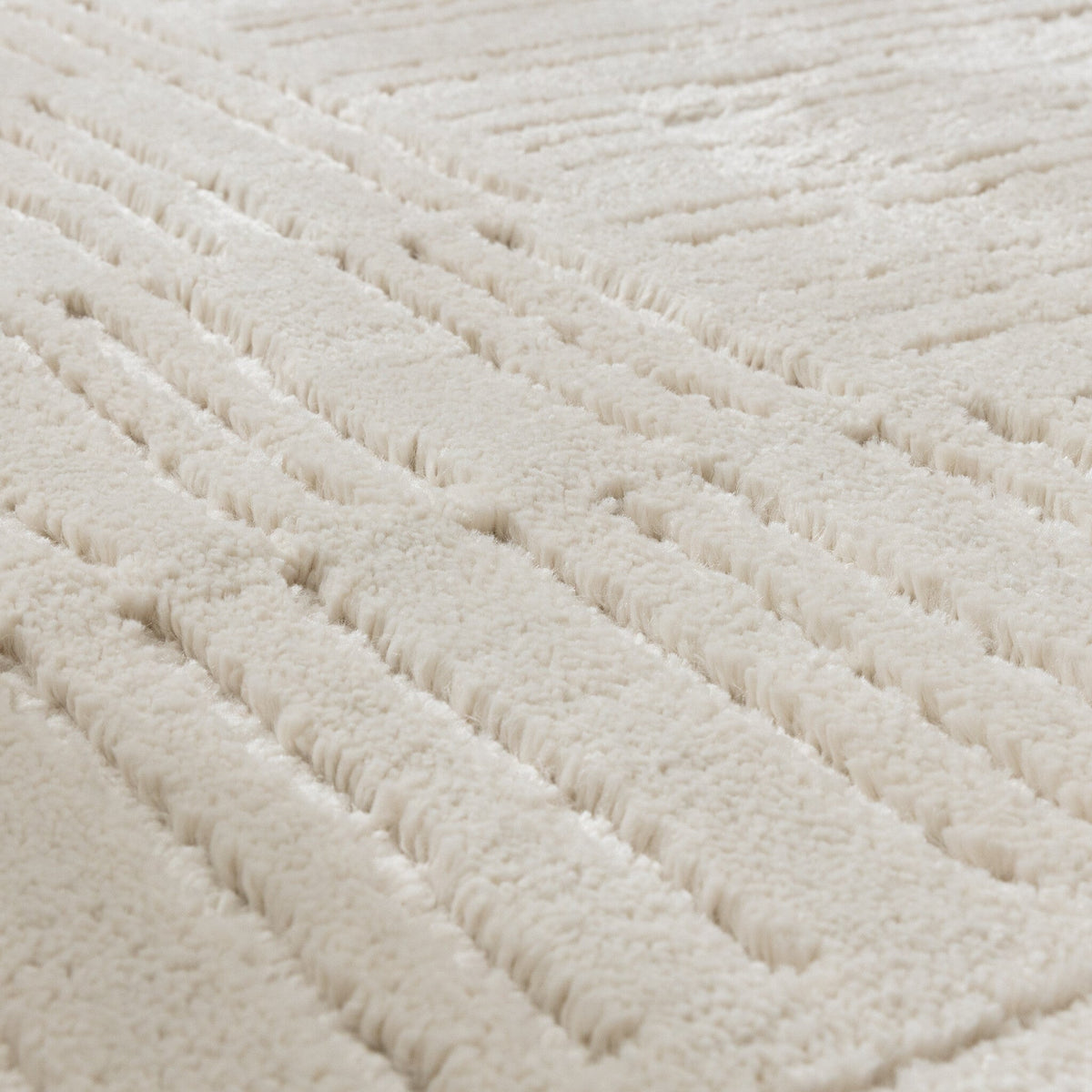 Scandinavian Rug - Yune Lines Cream