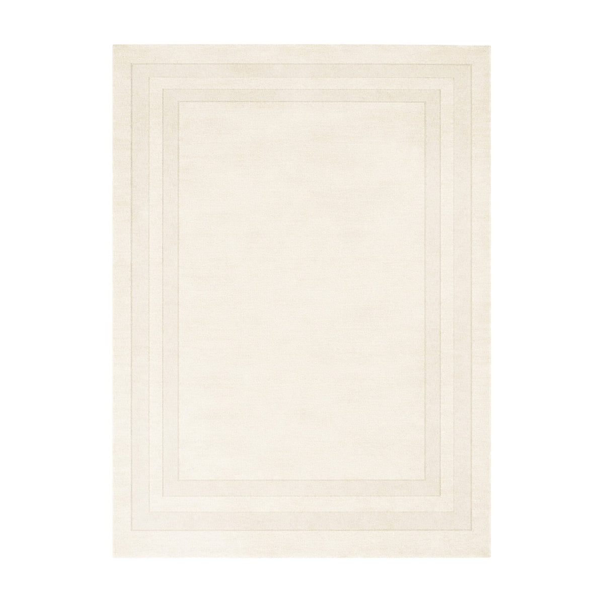 Wool Rug – Judith Border Cream