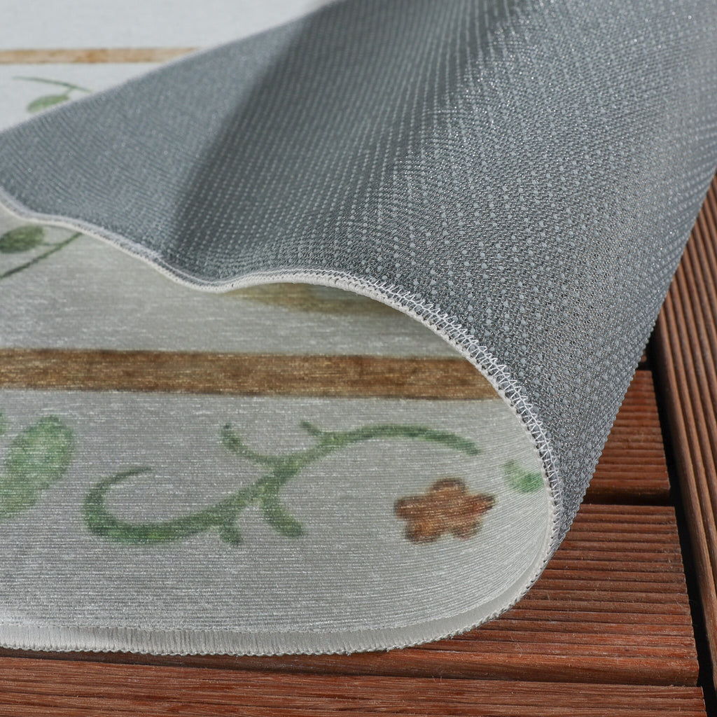 Outdoor rug - Maui Border White