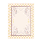 Outdoor Rug - Oasis Leaves Yellow/Lilac