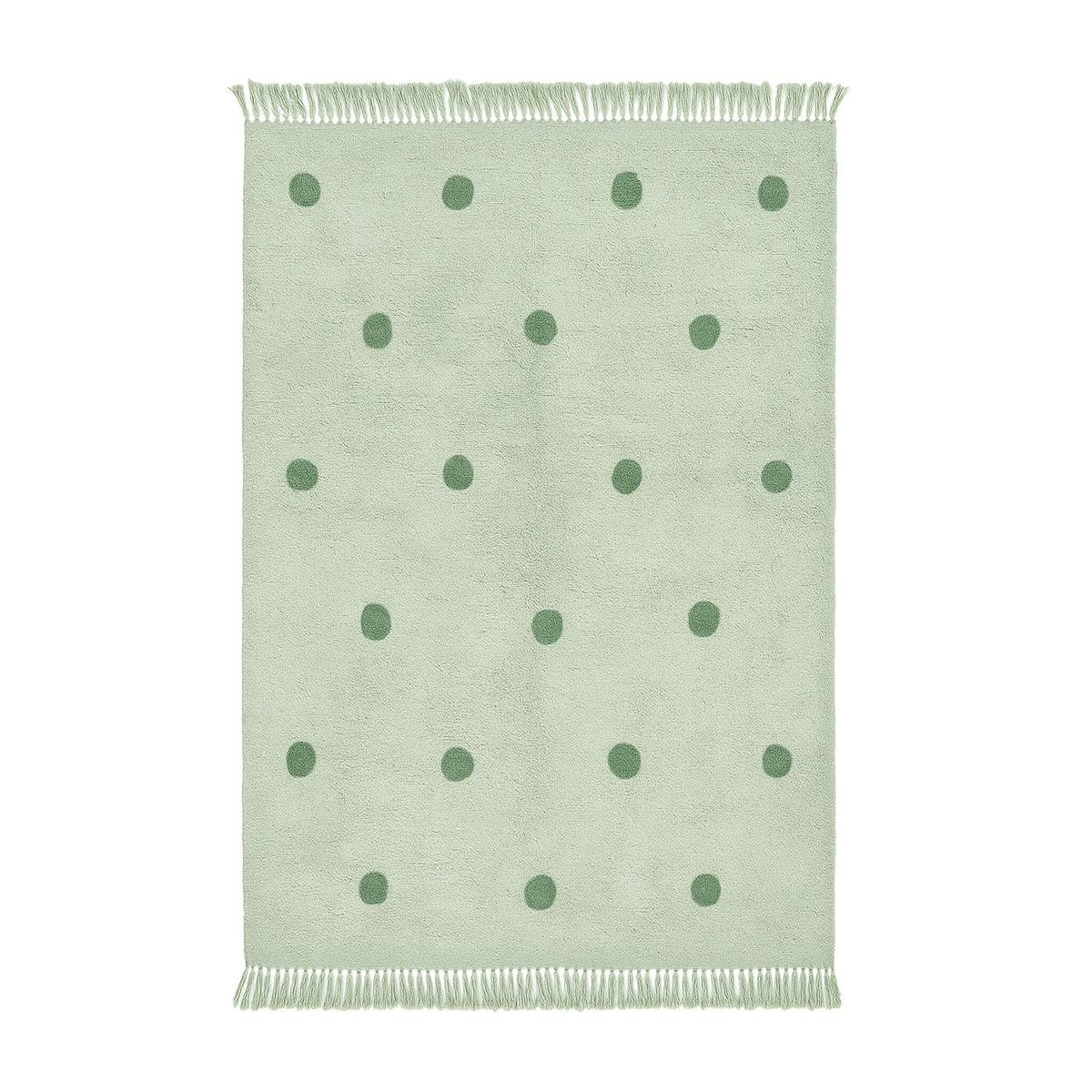 Kids’ Room Rug – Lou Dots Green