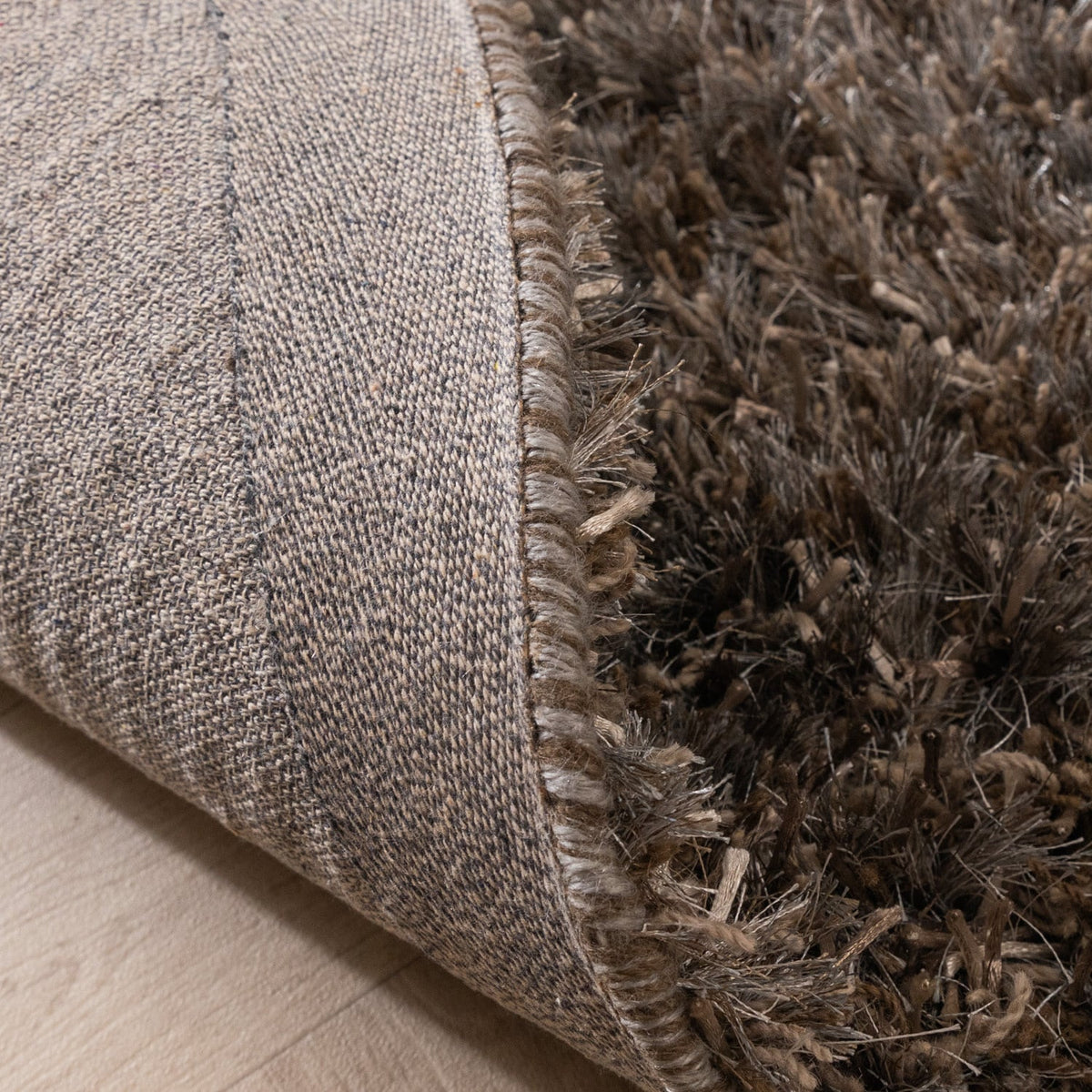 Round Shaggy Rug - Grace Grey