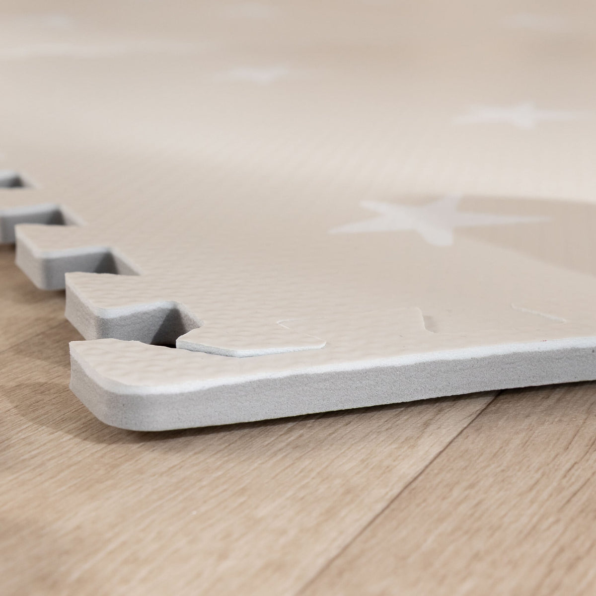 Foam puzzle mat - Alfie XL Stars Grey/Beige