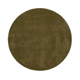 Round wool rug - Leone Green