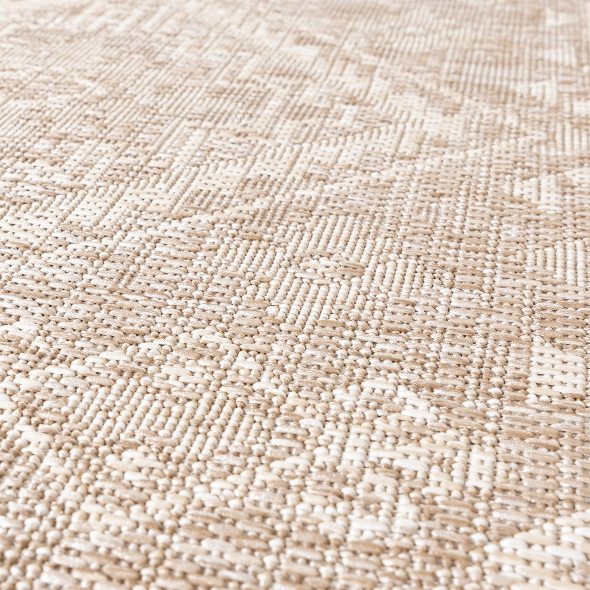 Jute Outdoor Rug - Atlas Aztec Brown/Cream