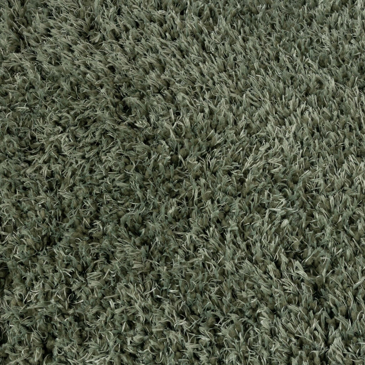 Round Shaggy Rug - Blaze Green