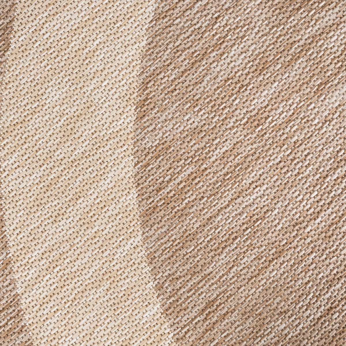 Round Indoor & Outdoor Rug - Sierra Border Beige/Cream
