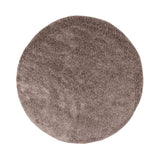 Round High Pile Rug - Lofty Taupe