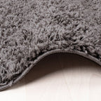 High Pile Rug - Solid Dark Grey